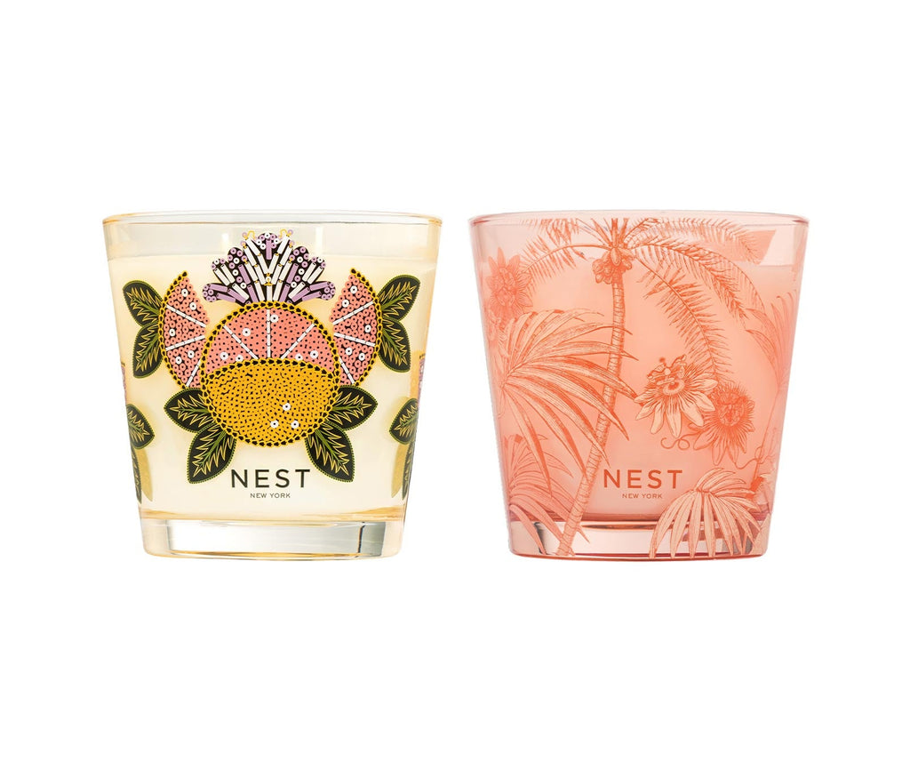Grapefruit & Something Tropical Decorative 3-Wick Candle Set