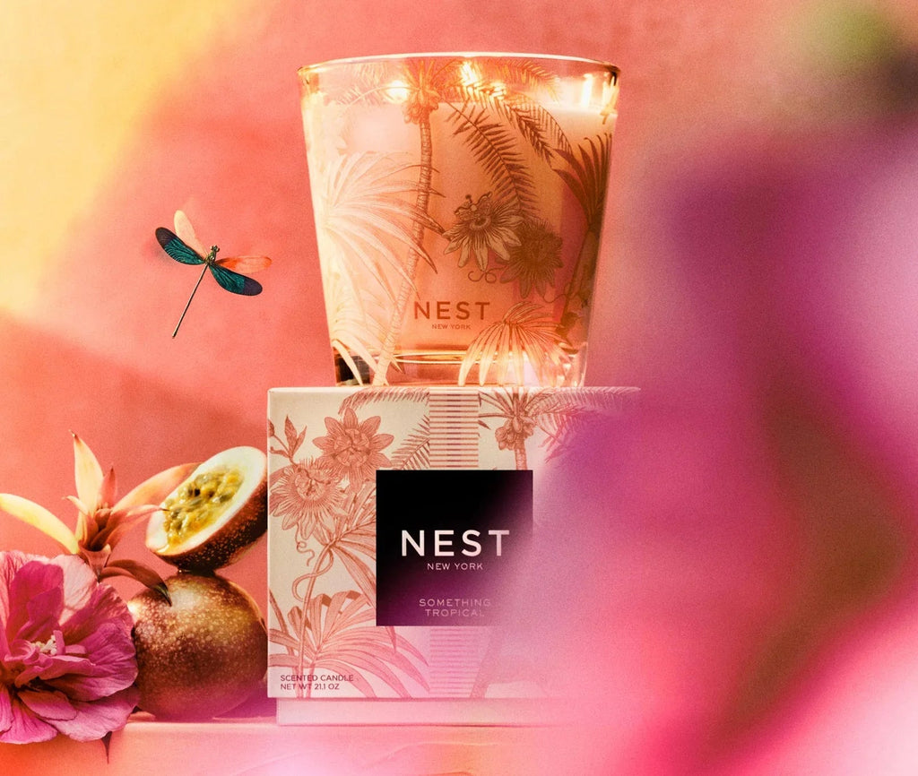 Grapefruit & Something Tropical Decorative 3-Wick Candle Set