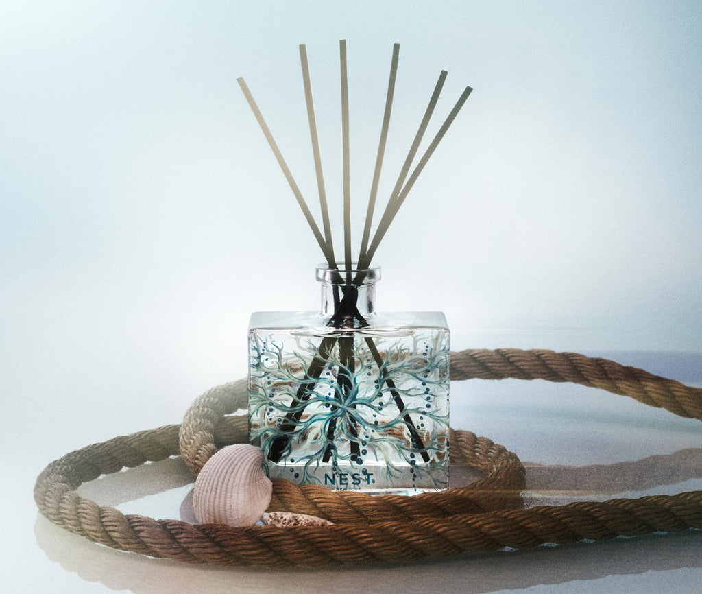 Ocean Mist & Sea Salt Decorative Reed Diffuser & Liquid Refill Set