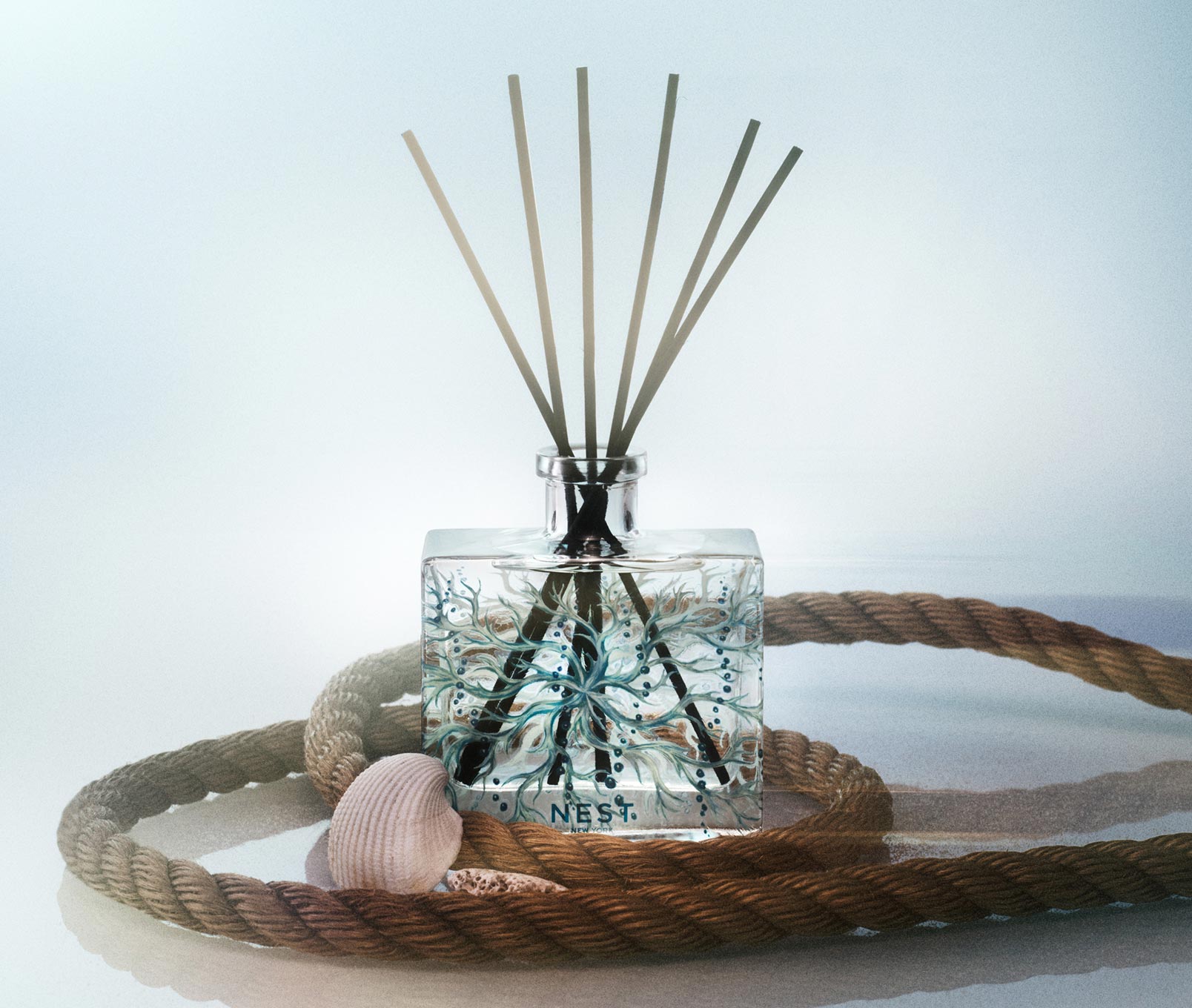 Ocean Mist & Sea Salt Decorative Reed Diffuser & Liquid Refill Set